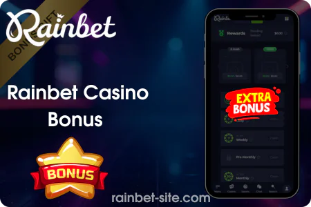 Rainbet casino bonus seasonal promotions
